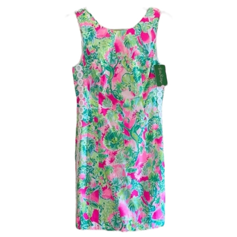 Lilly Pulitzer NWT Size 0 XS Raz Berry Catty Shack Mila Shift Dress